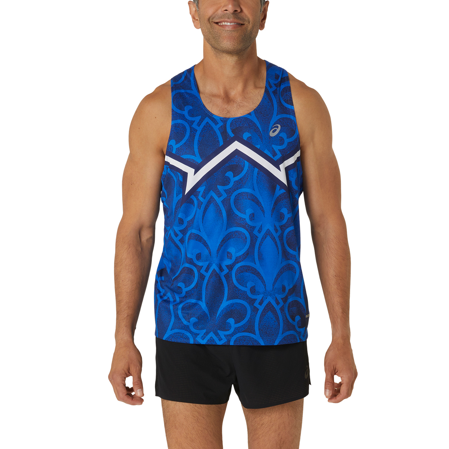 Asics Nations Run Canotta Thunder Blue