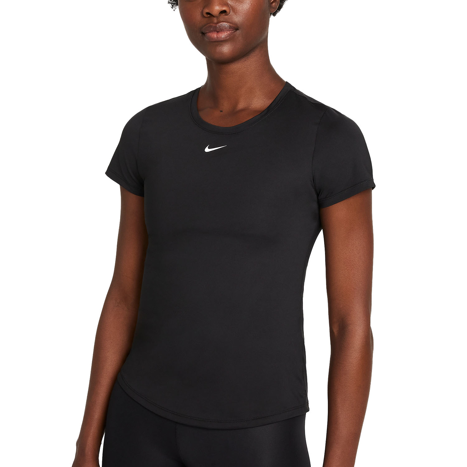 Nike Dri-FIT One Logo Maglietta Black/White