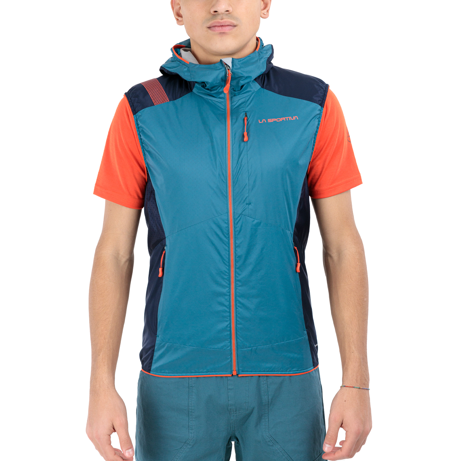 La Sportiva Across Lite Gilet Hurricane/Deep Sea