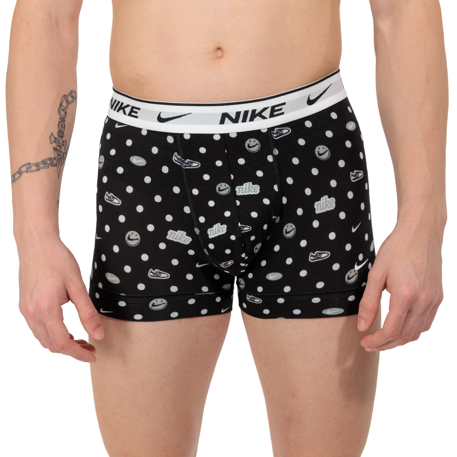 Nike Everyday Stretch x 3 Boxer Sneaker Dot Print/White/Black