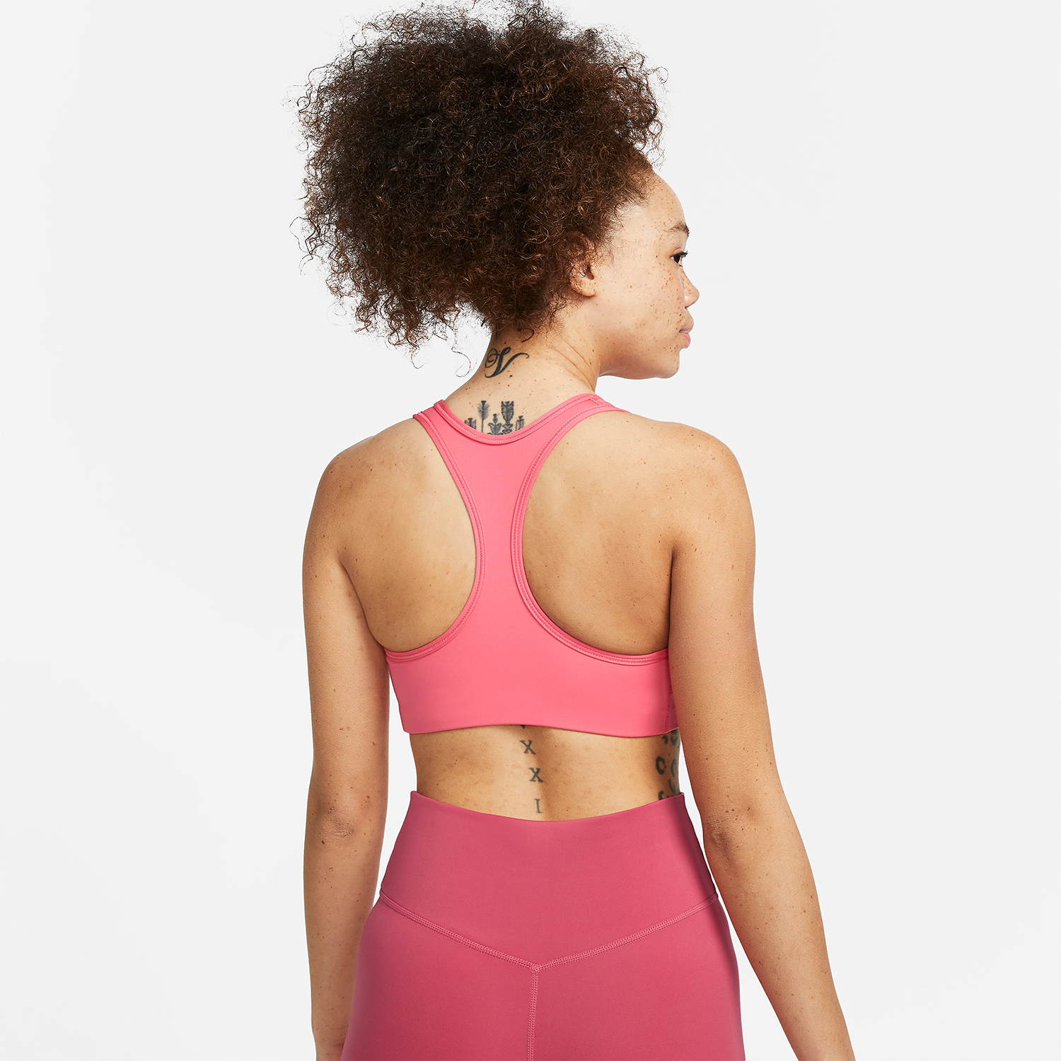 Nike Dri-FIT Reggiseno Sportivo Sea Coral/White