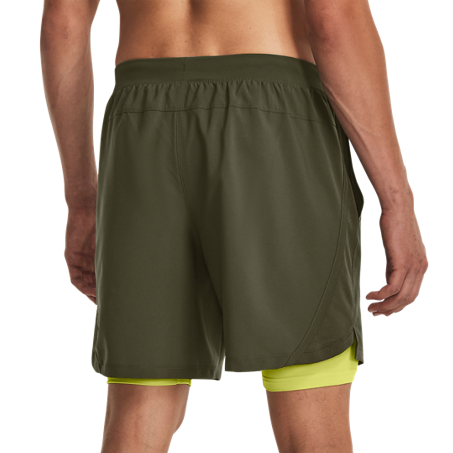 Under Armour Launch 2 in 1 7in Pantaloncini Marine Od Green/Black