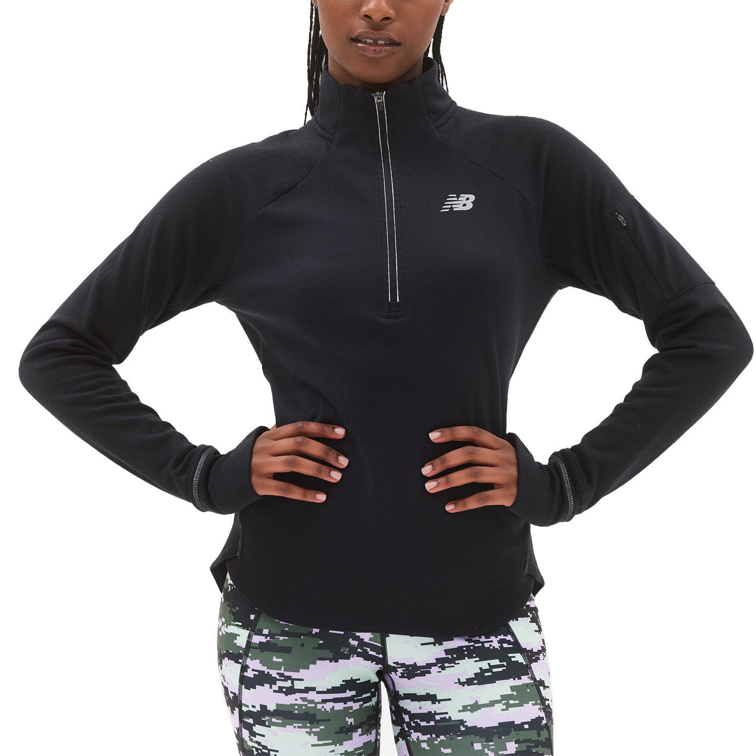 New Balance Heat Maglia Black