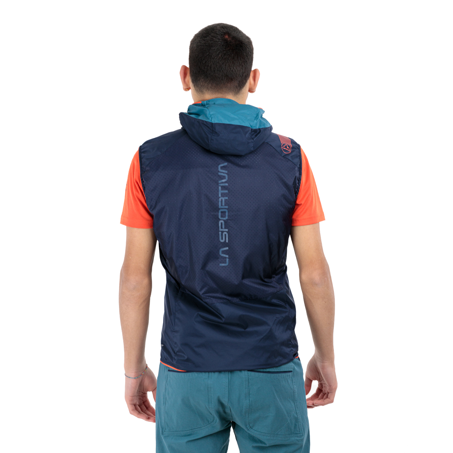 La Sportiva Across Lite Gilet Hurricane/Deep Sea