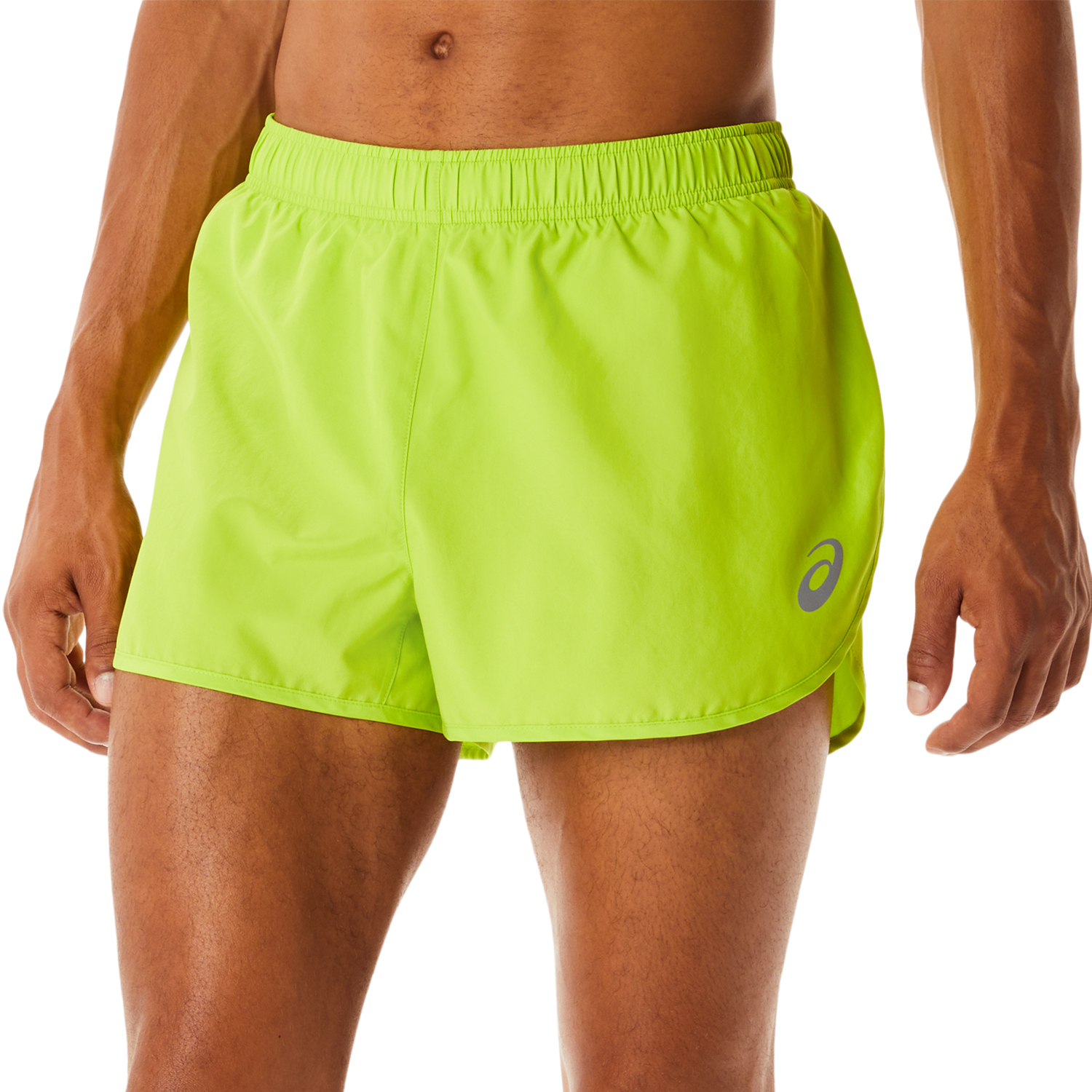 Asics Core Split 2.5in Pantaloncini Lime Zest
