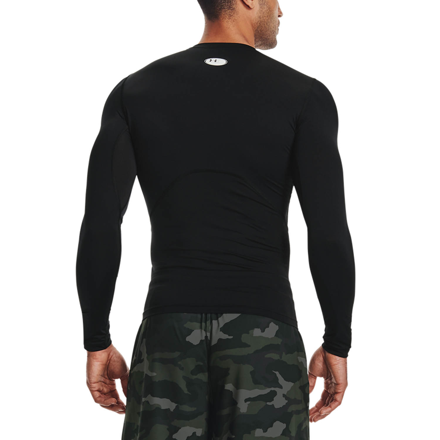 Under Armour HeatGear Compression Maglia Black/White