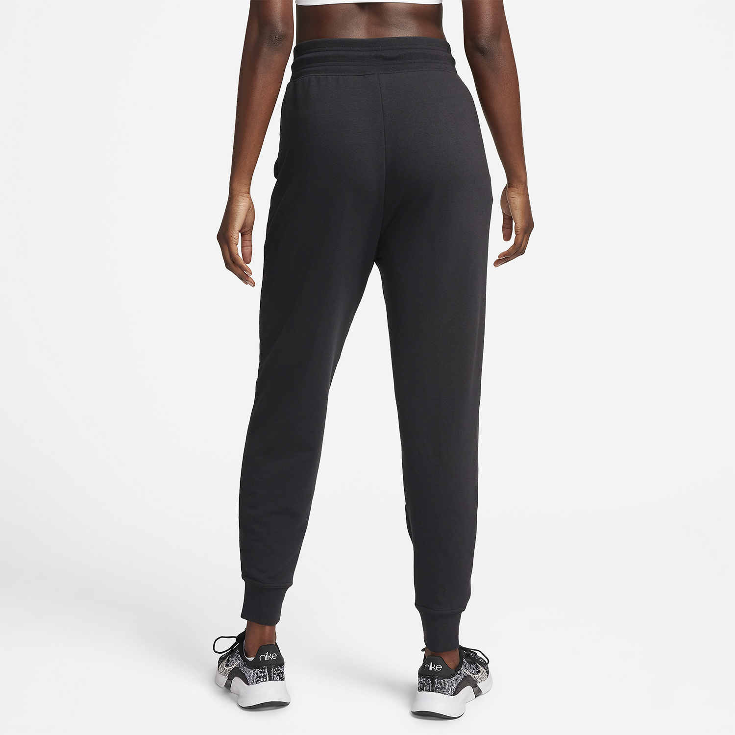 Nike Dri-FIT One Pantaloni Black/Metallic Silver