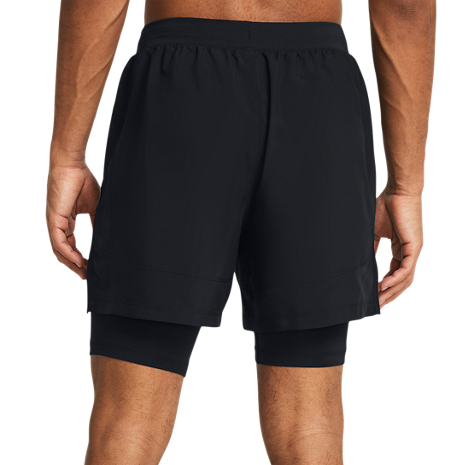 Under Armour Launch 5in 2 in 1 Pantaloncini Black/Reflective