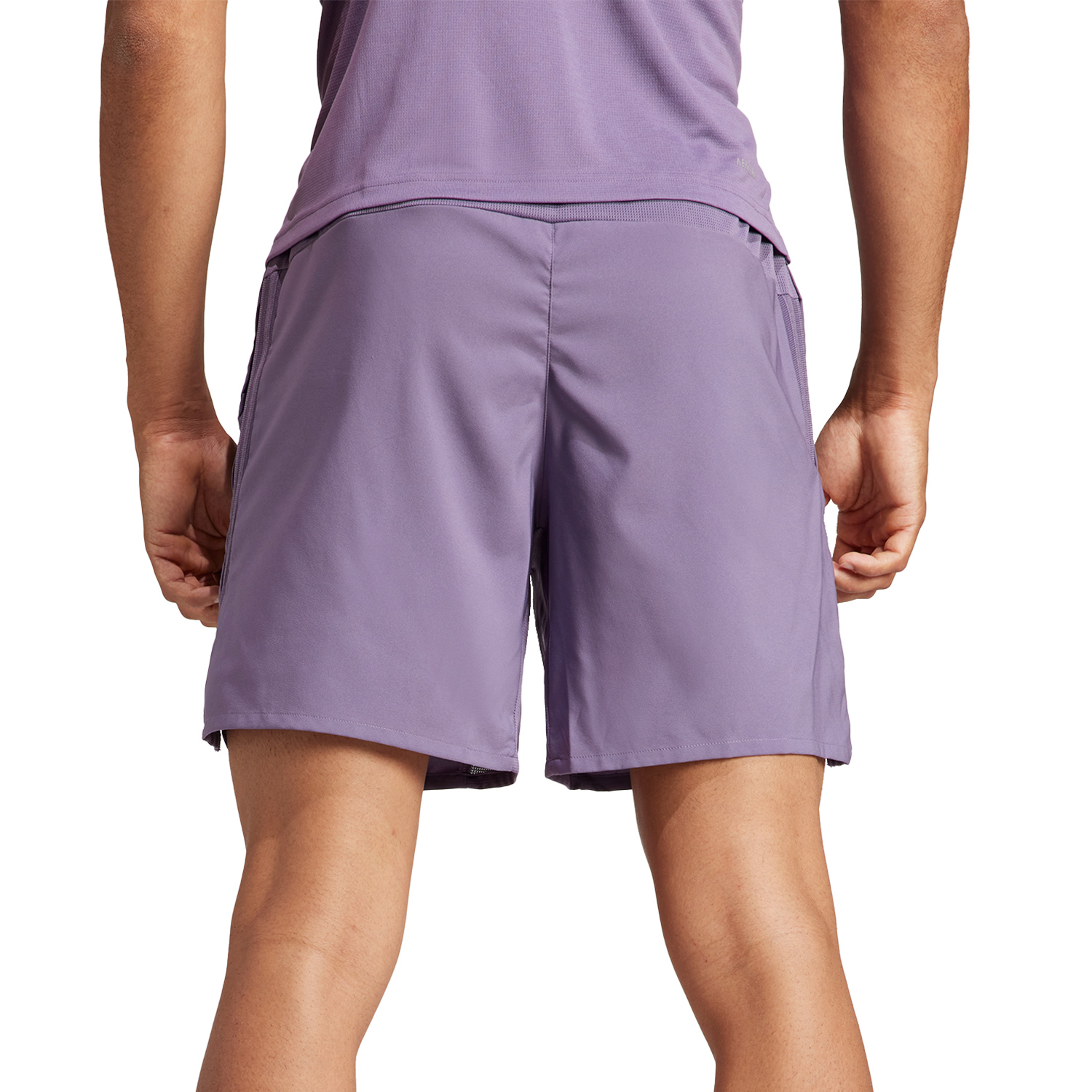 adidas HIIT 3 Stripes 7in Pantaloncini Shadow Violet