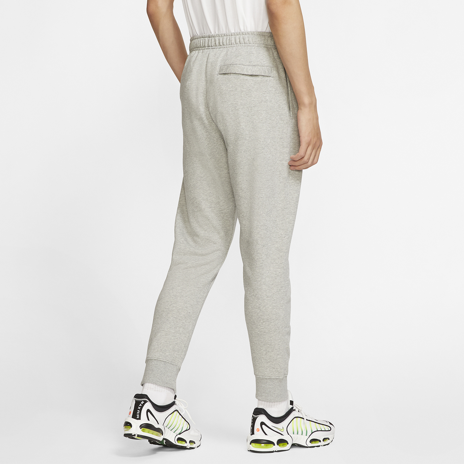 Nike Club Pantaloni Dark Grey Heather/Matte Silver/White