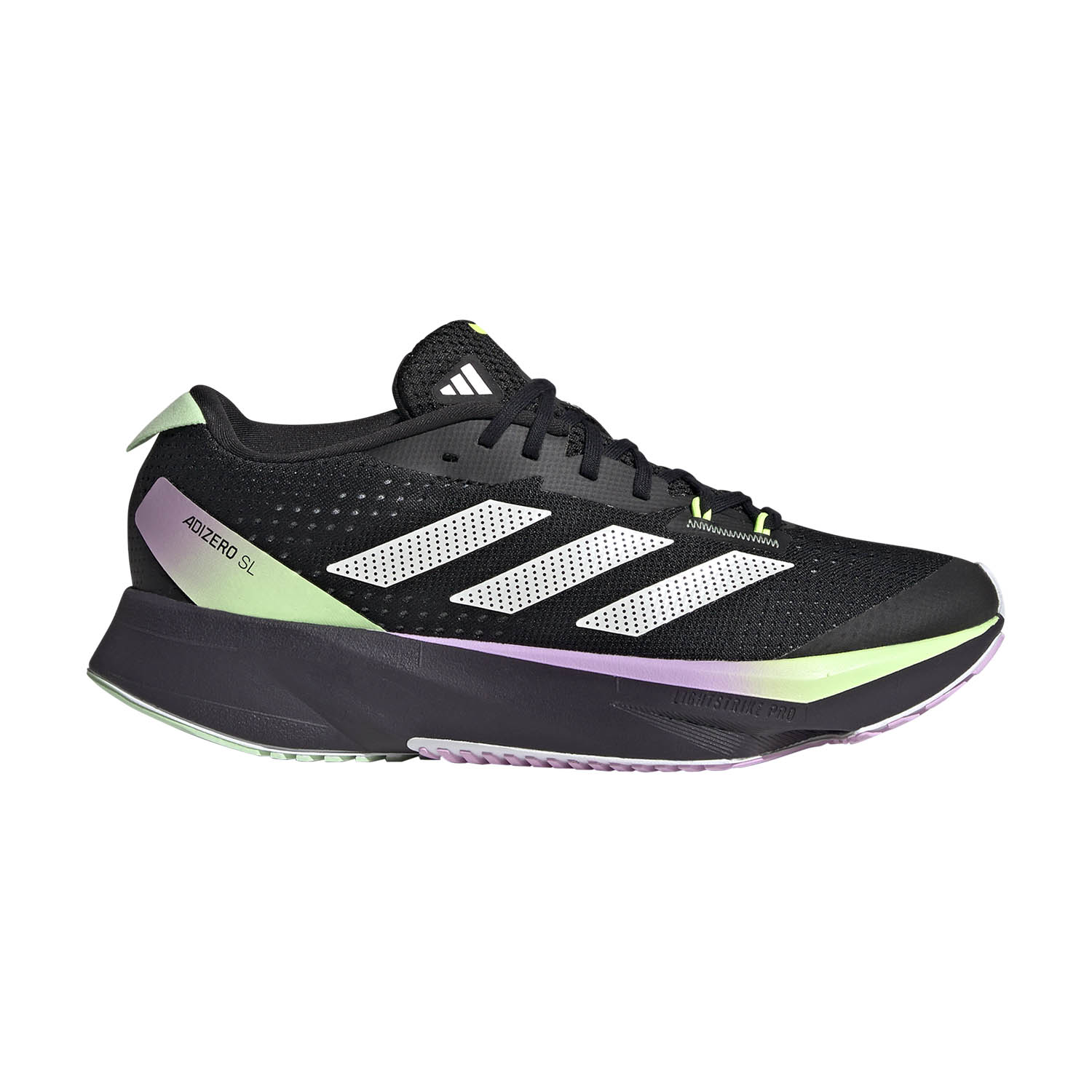 adidas adizero SL Core Black/Zero Metallic/Green Spark