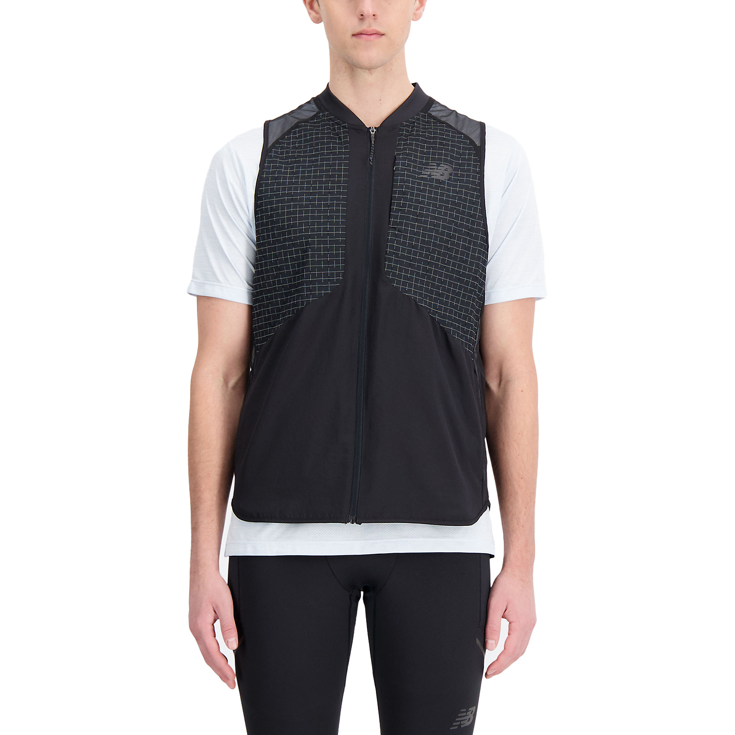 New Balance Impact Run Luminous Gilet Black
