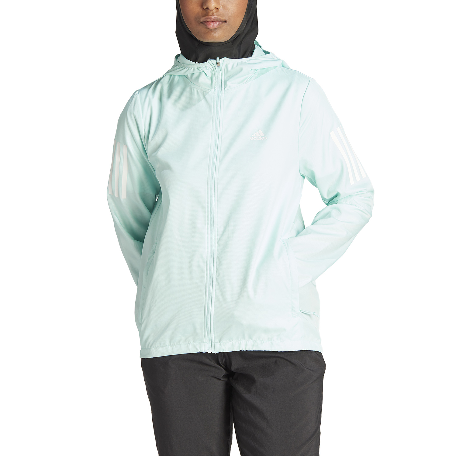adidas Own The Run Windbreaker Giacca Semi Flash Aqua