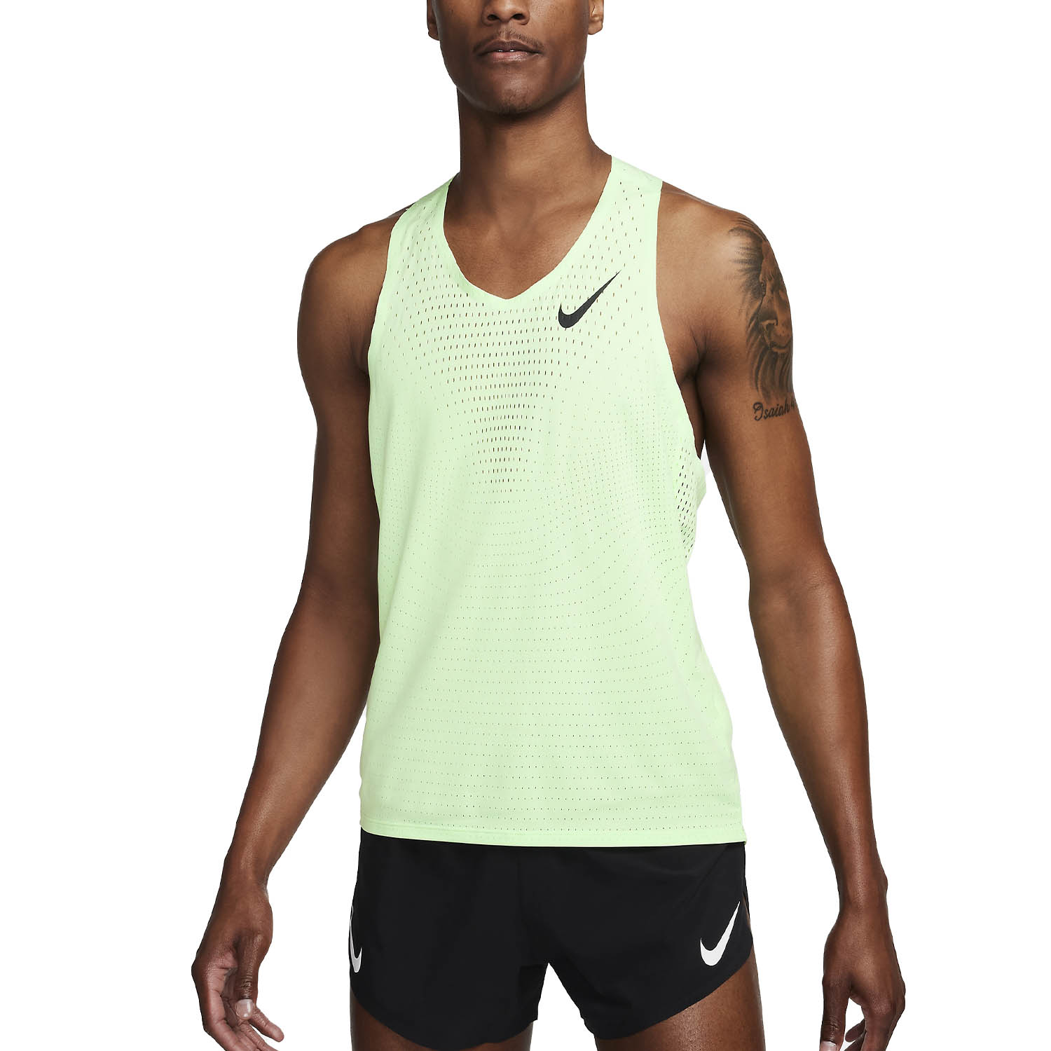 Nike Dri-FIT ADV AeroSwift Canotta Vapor Green/Black