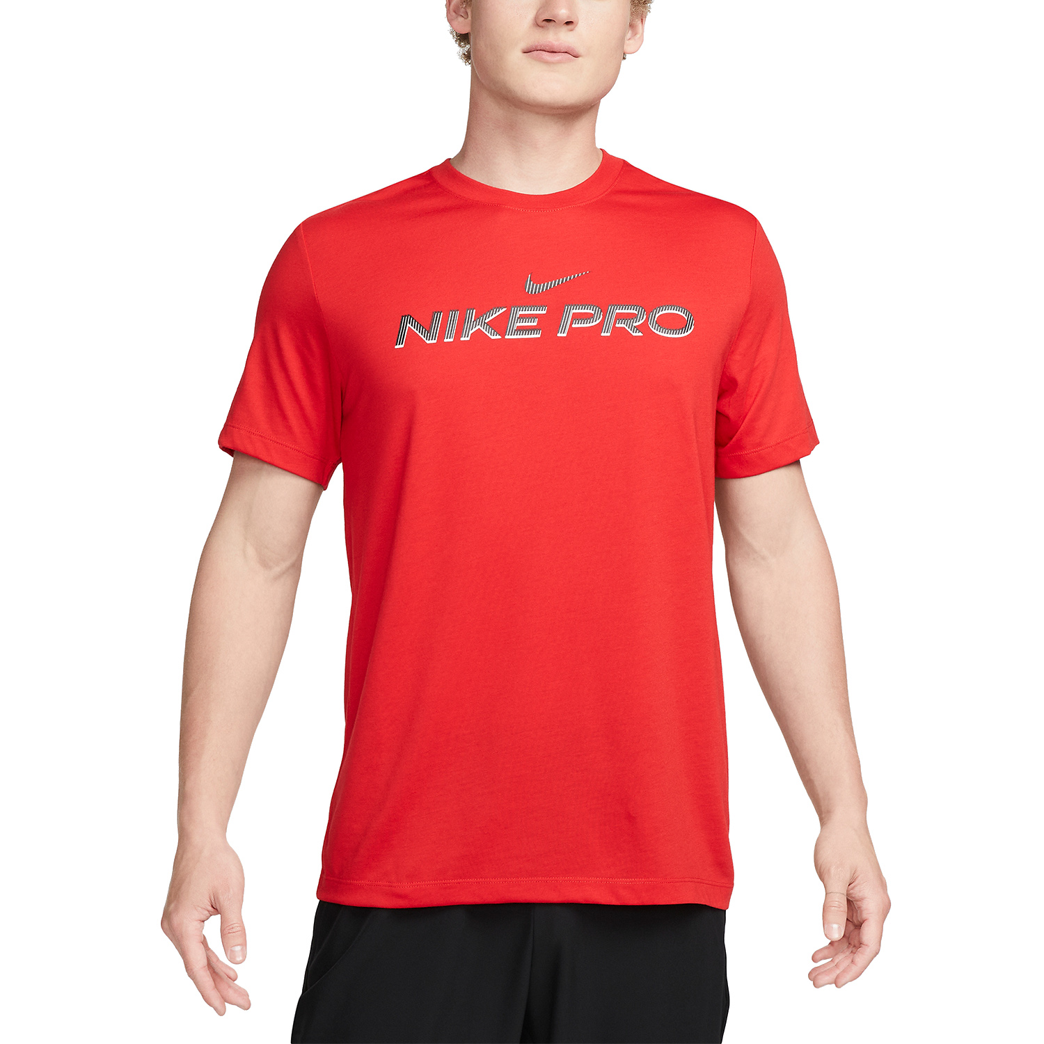 Nike Pro Fitness Maglietta University Red