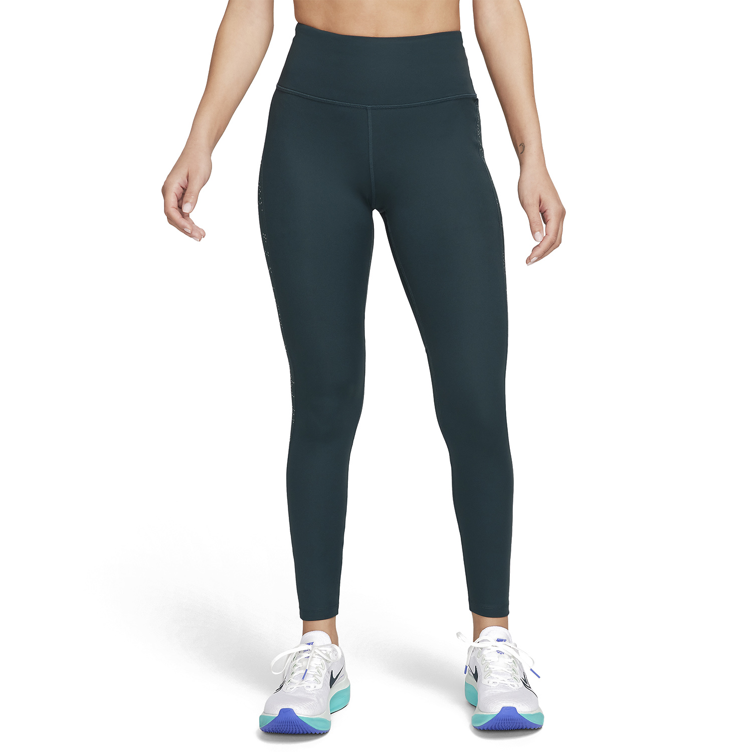 Nike Dri-FIT Fast 7/8 Tights Deep Jungle/Reflective Silver