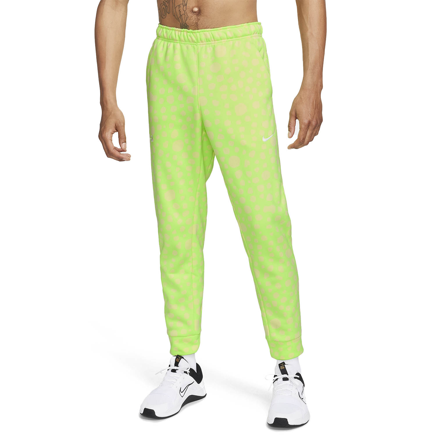 Nike Therma-FIT Printed Studio 72 Pantaloni Lime Blast/Luminous Green/White