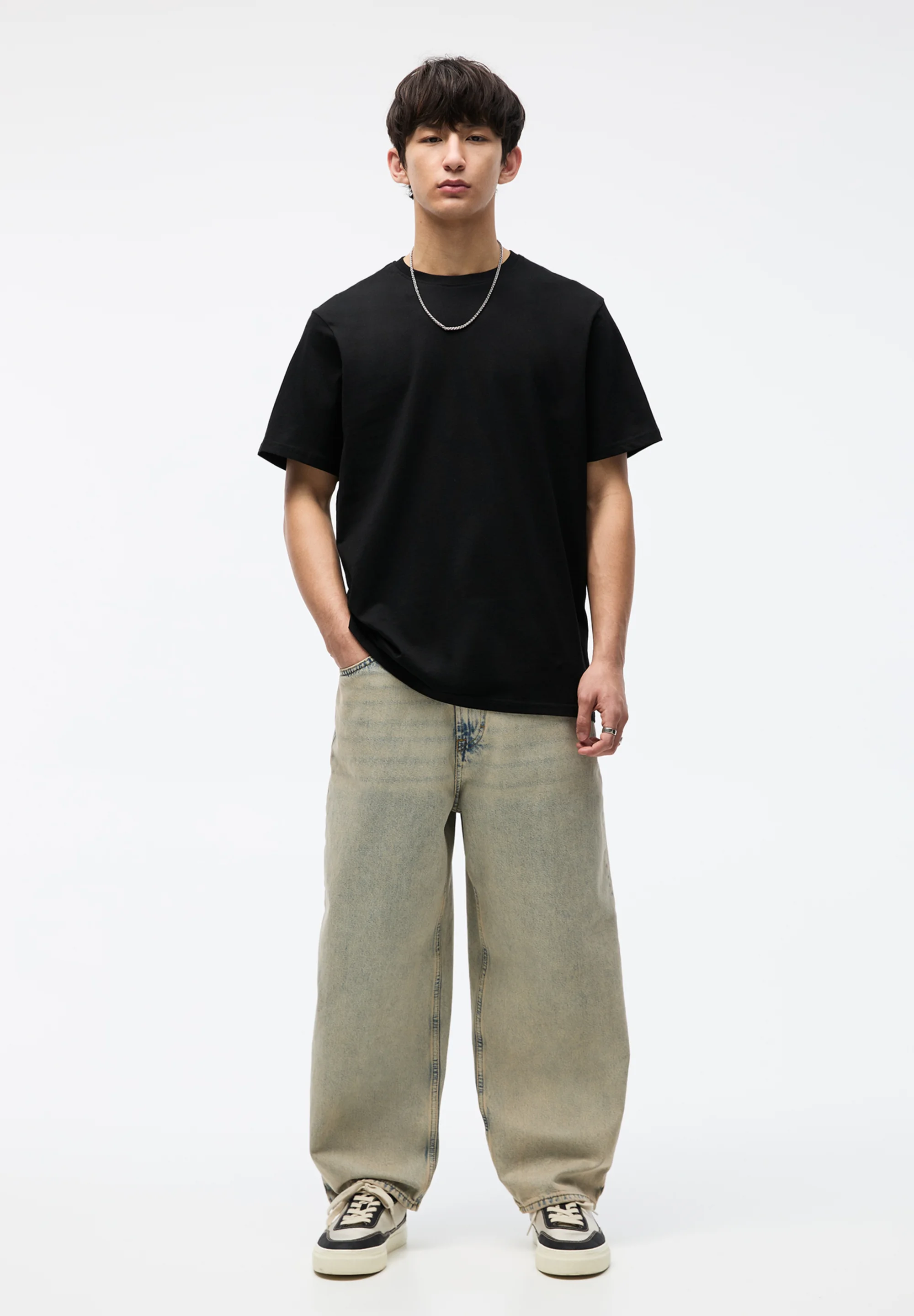 PULL&BEAR PACK OF 3 - T-shirt basic