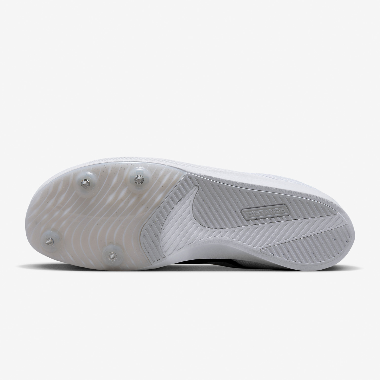 Nike Zoom Rival Distance White/Black/Metallic Silver