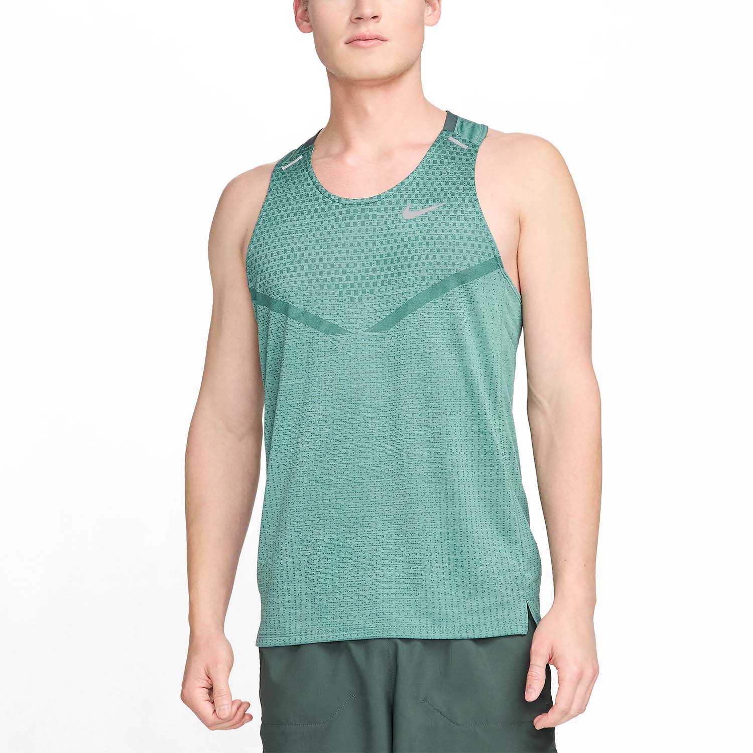 Nike Dri-FIT ADV Techknit Ultra Canotta Vintage Green/Bicoastal/Reflective Silver