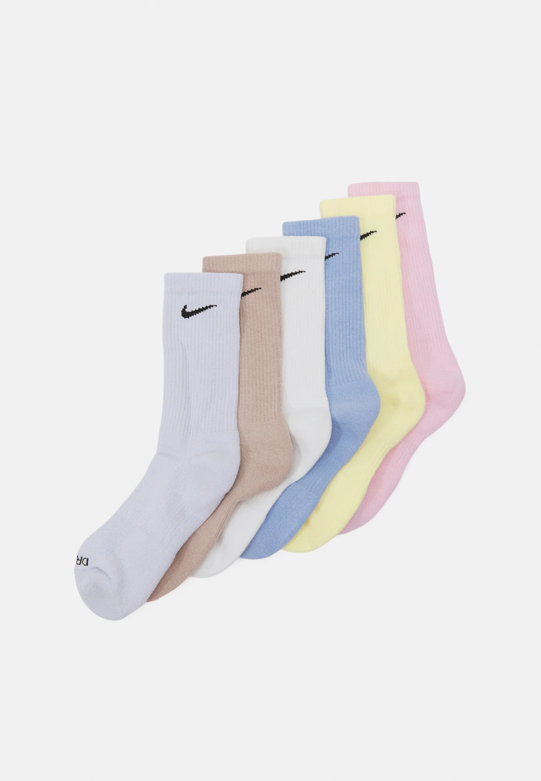 Nike Performance EVERYDAY PLUS CUSH CREW UNISEX 6 PACK - Calze sportive