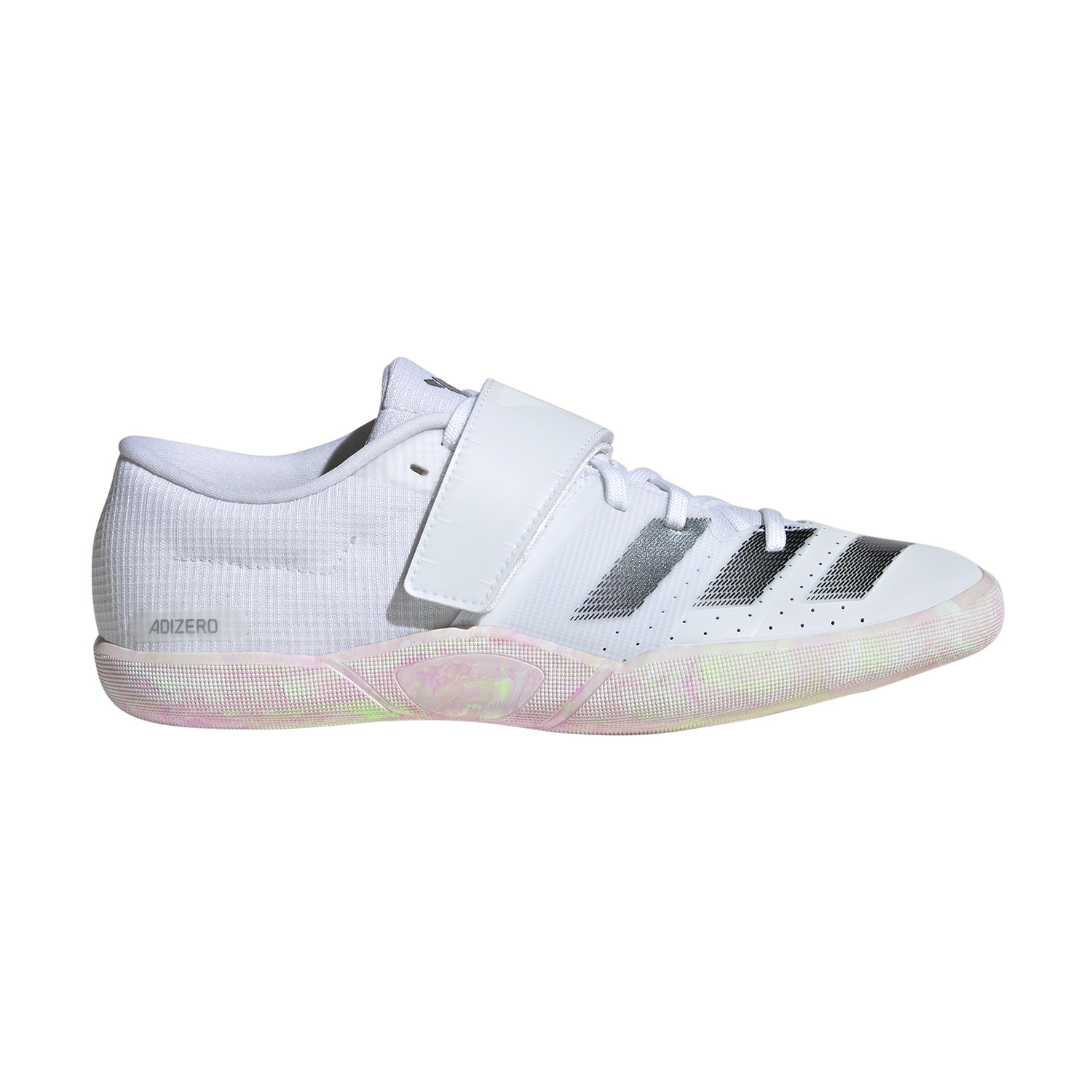 adidas adizero Throws Cloud White/Core Black/Green Spark