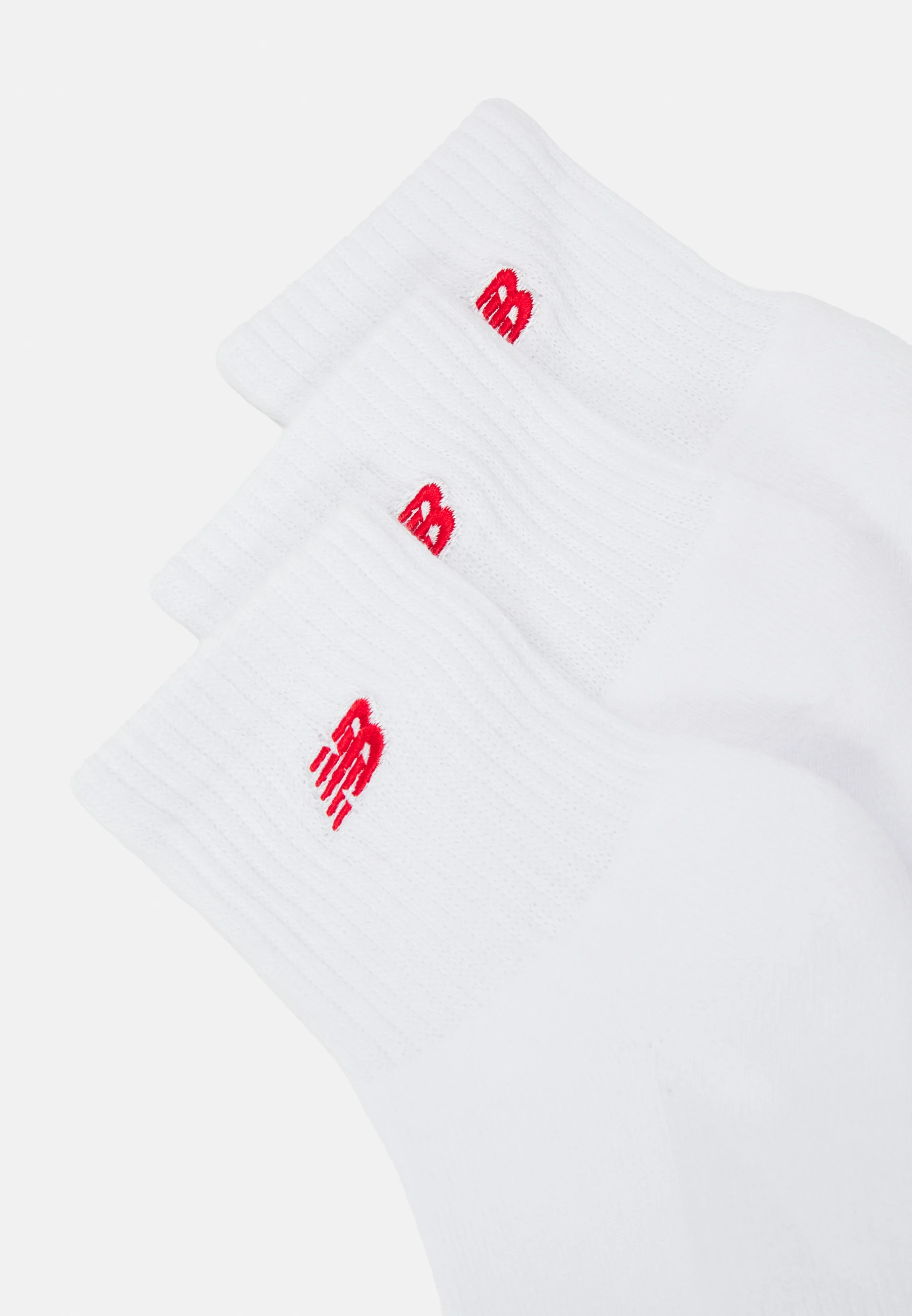 New Balance ESSENTIALS CUSHIONED ANKLE SOCKS PATCH LOGO 3 PACK - Calze