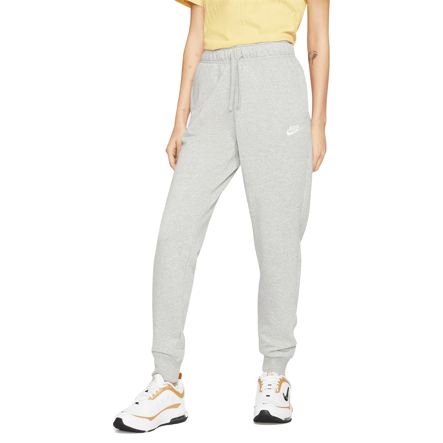 Nike Club Pantaloni Dark Grey Heather/White