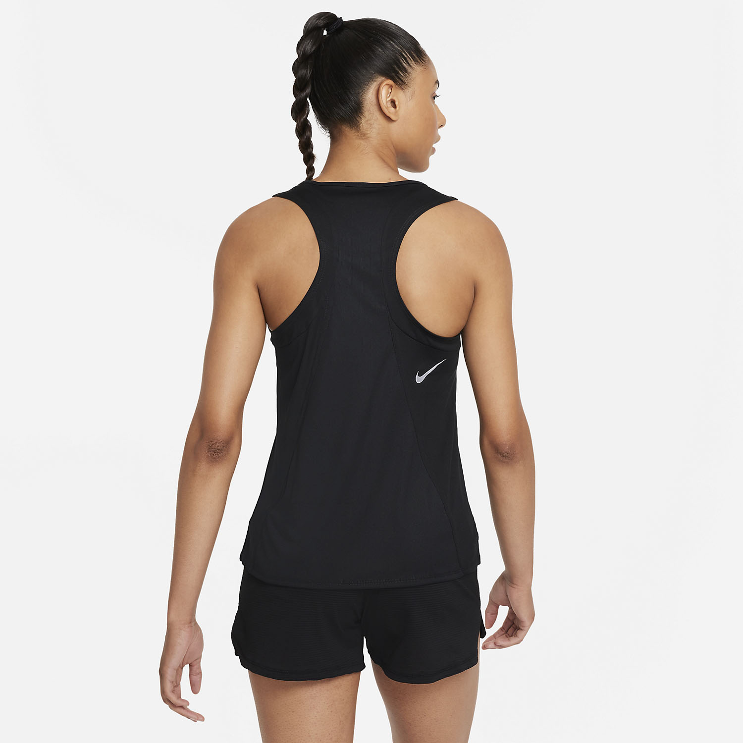 Nike Dri-FIT Race Canotta Black/Reflective Silver