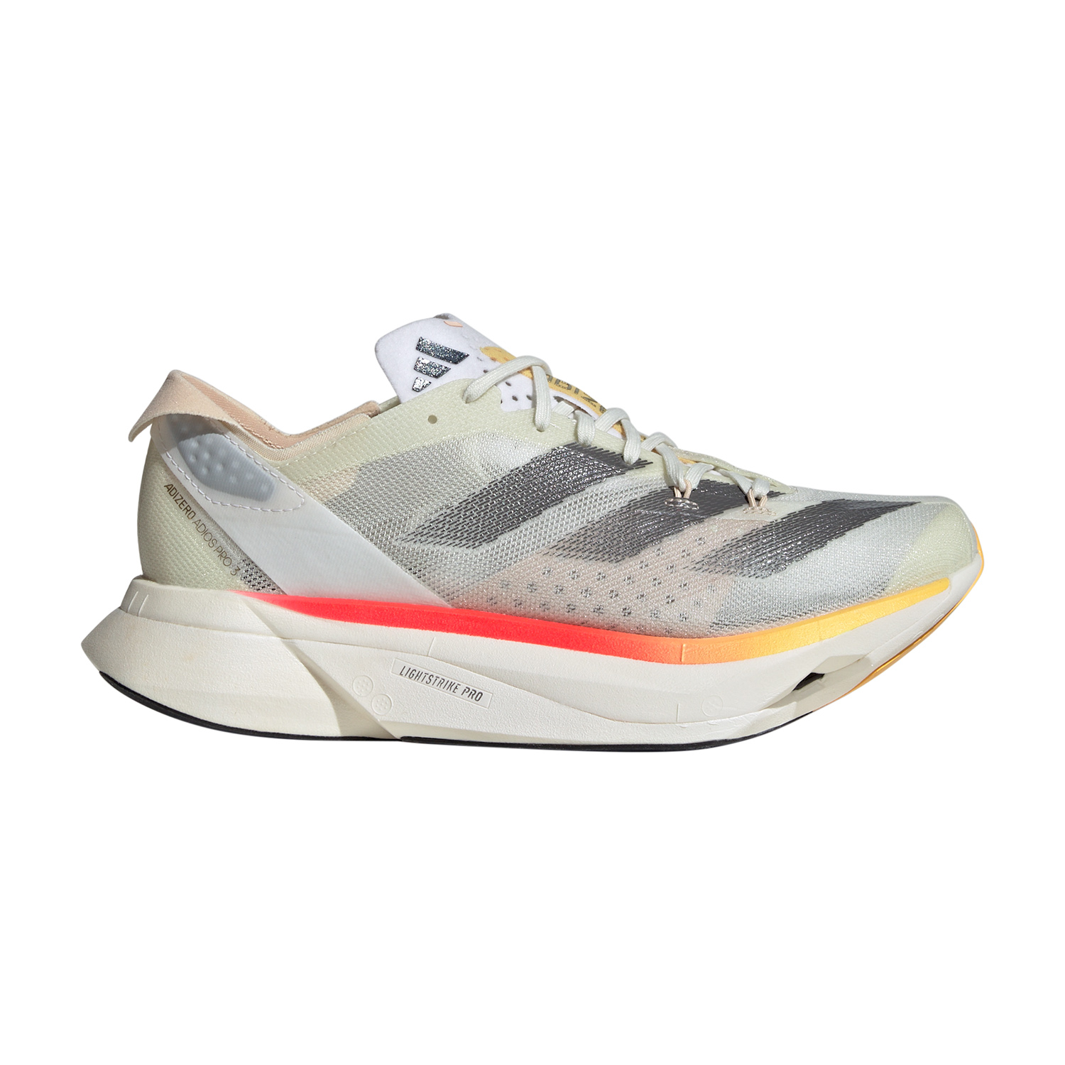 adidas Adizero Adios Pro 3 Ivory/Iron Metallic/Crystal Sand