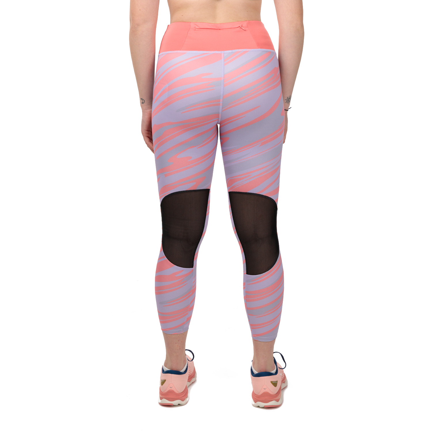 Mizuno 7/8 Printed Tights Pastel Lilac