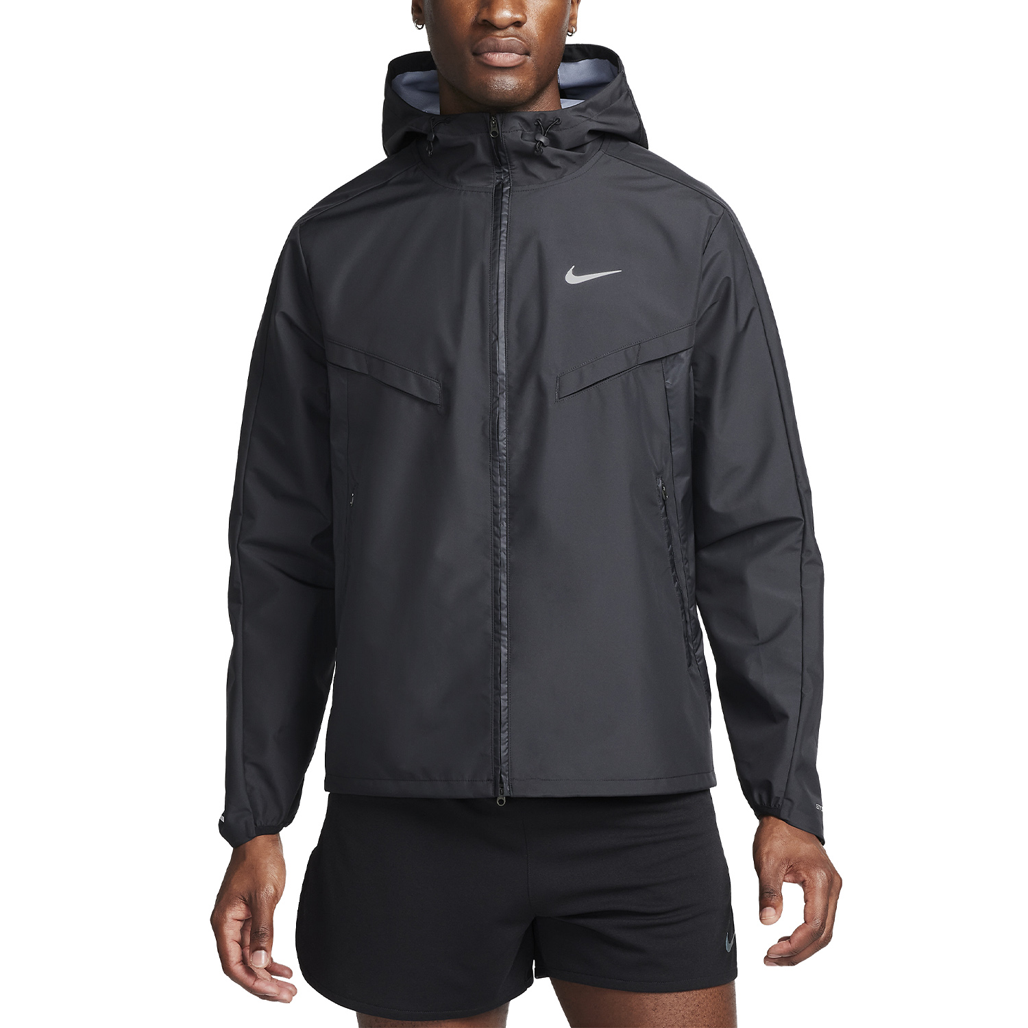 Nike Storm-FIT Windrunner Giacca Black/Reflective Silver