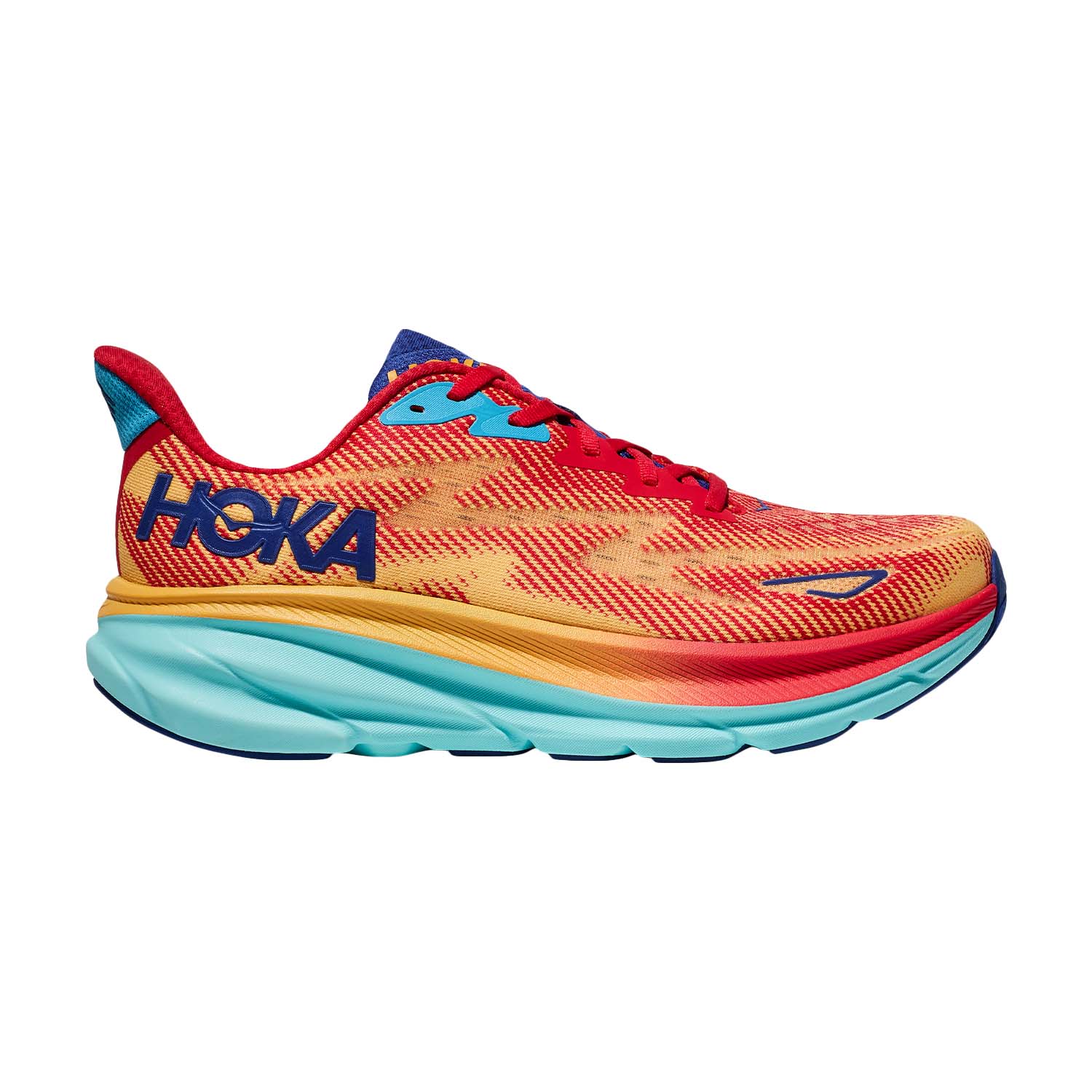 Hoka Clifton 9 Wide Cerise/Cloudless