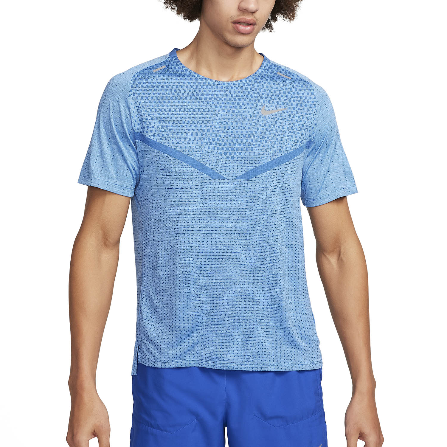 Nike Dri-FIT ADV Techknit Ultra Maglietta Star Blue/Reflective Silver