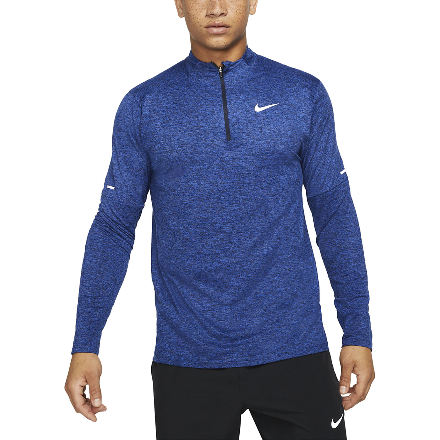Nike Dri-FIT Element Logo Maglia Obsidian/Game Royal/Reflective Silver