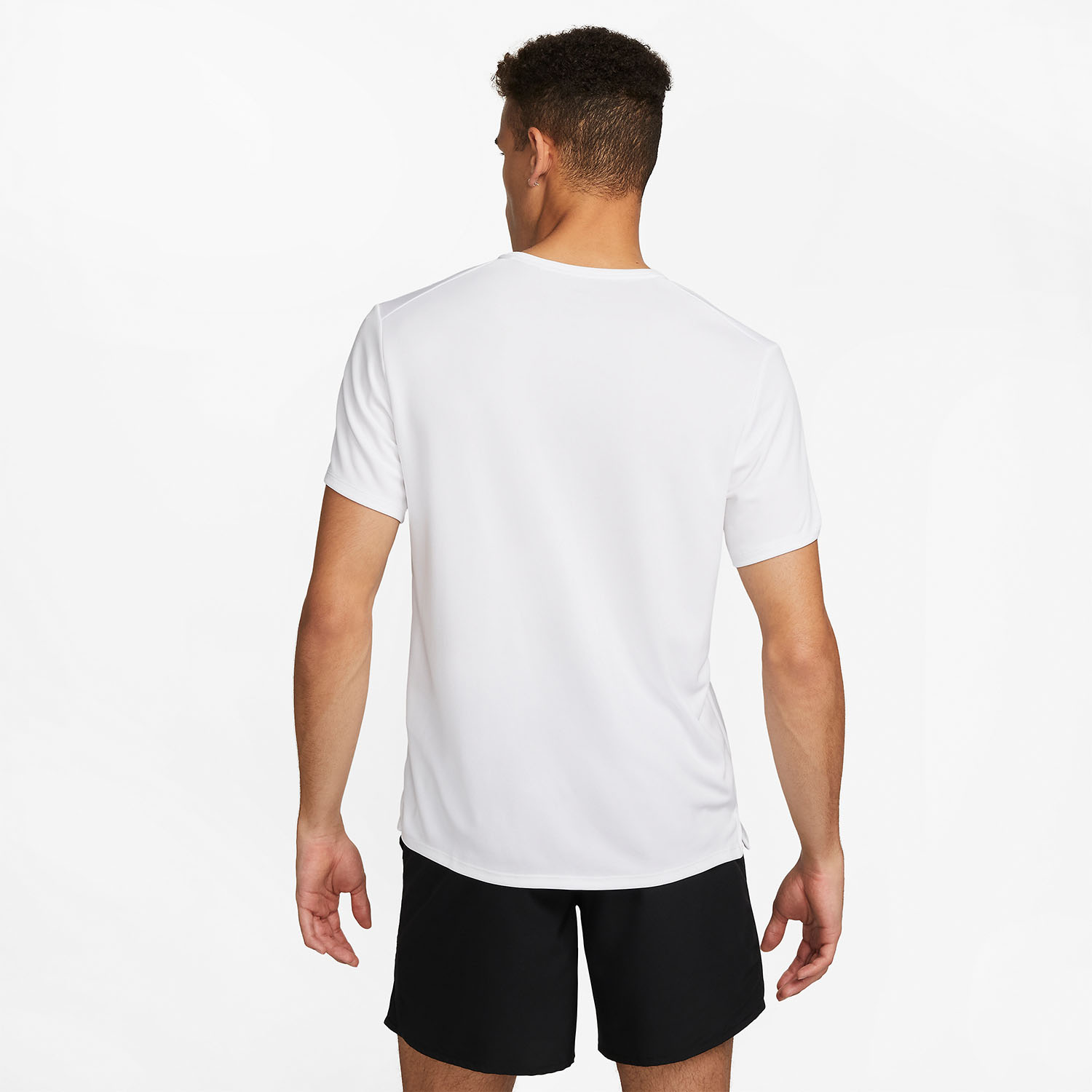 Nike Dri-FIT UV Run Division Miler Maglietta White/Reflective Silver