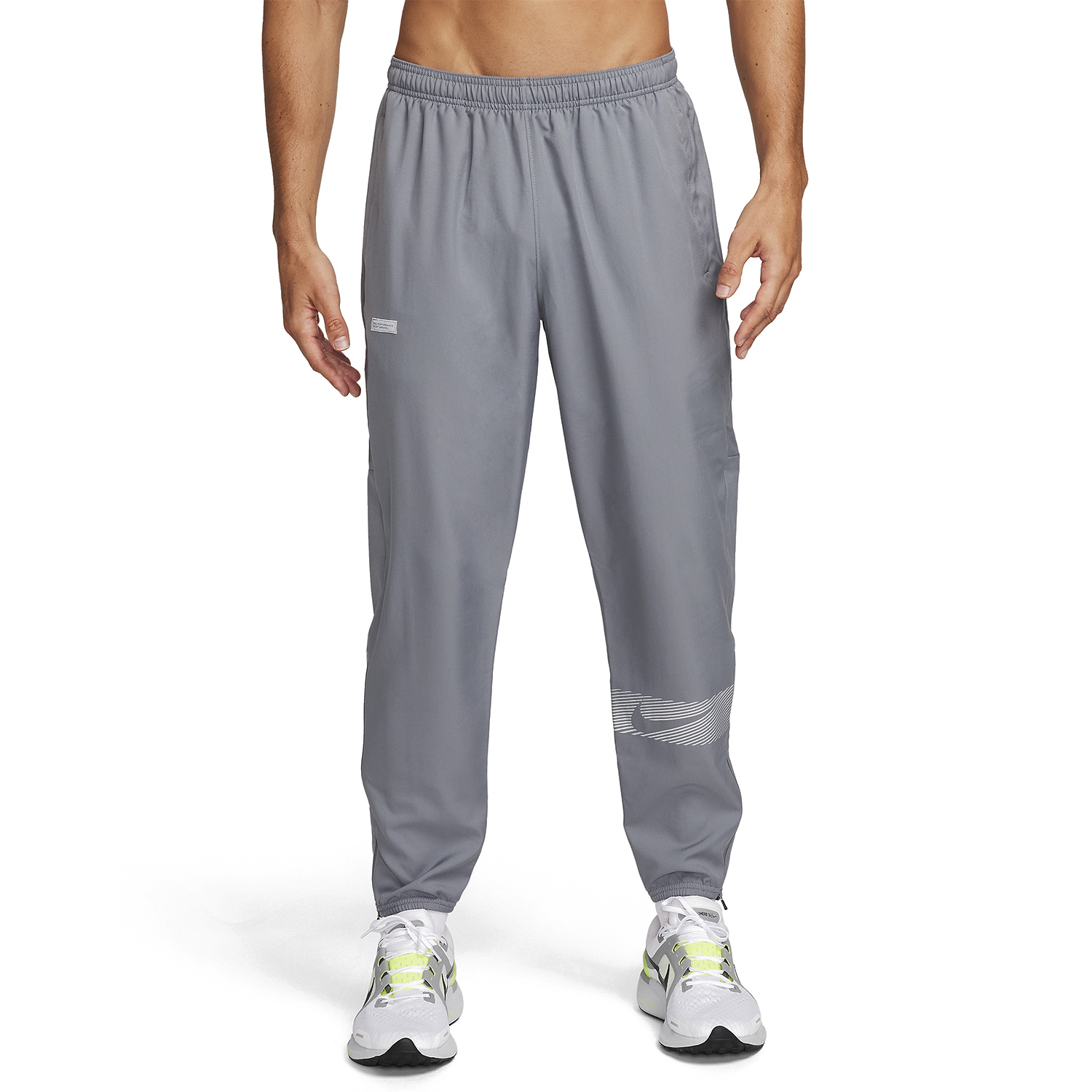 Nike Challenger Flash Pantaloni Smoke Grey/Reflective Silver
