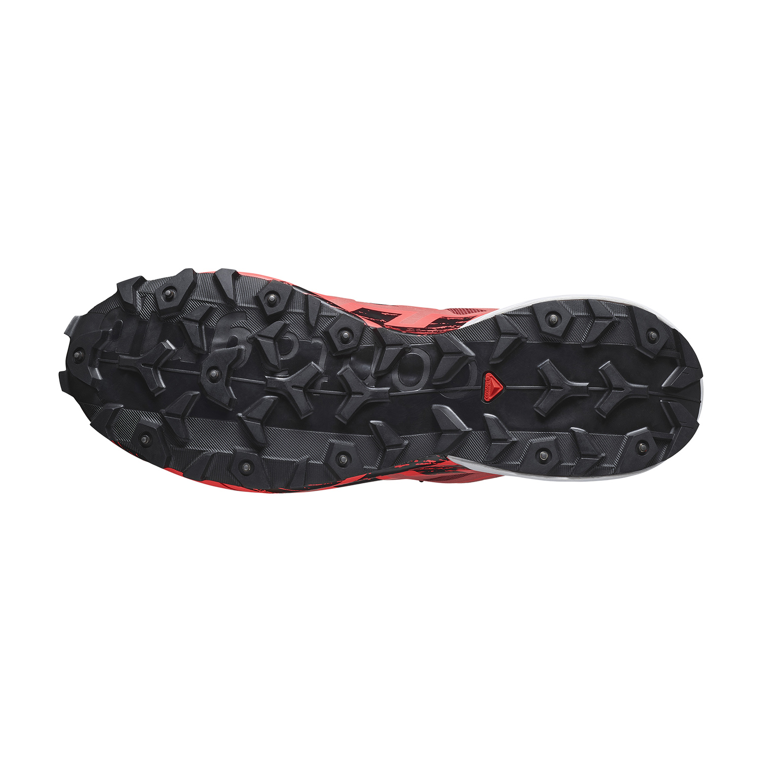 Salomon Spikecross 6 GTX Cow Hide/Black/Fiery Coral