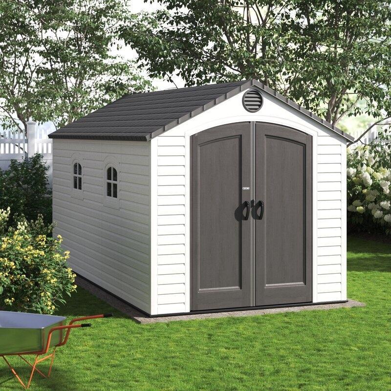 8ft.Wx15ft.DPlasticStorageShed