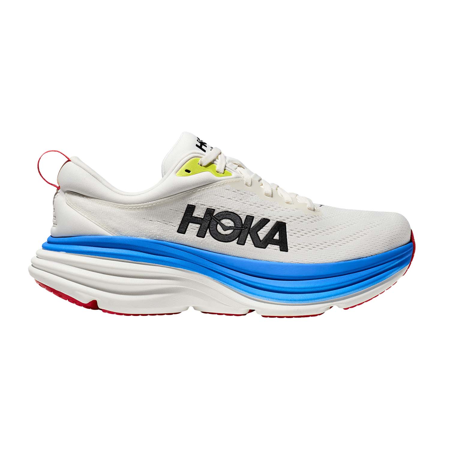Hoka Bondi 8 Wide Blanc De Blanc/Virtual Blue