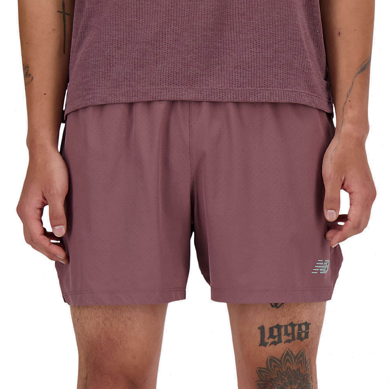 New Balance Run Specialist 5in Pantaloncini Licorice