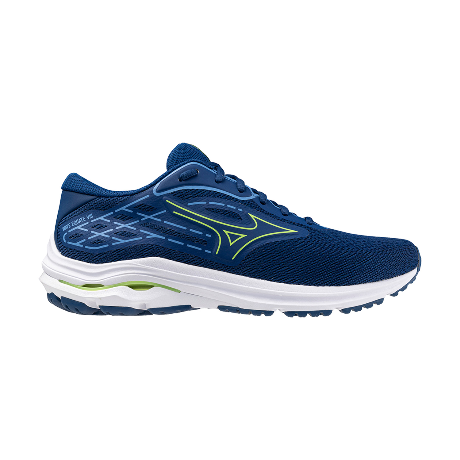 Mizuno Wave Equate 8 Navy Peony/Sharp Green/Marina