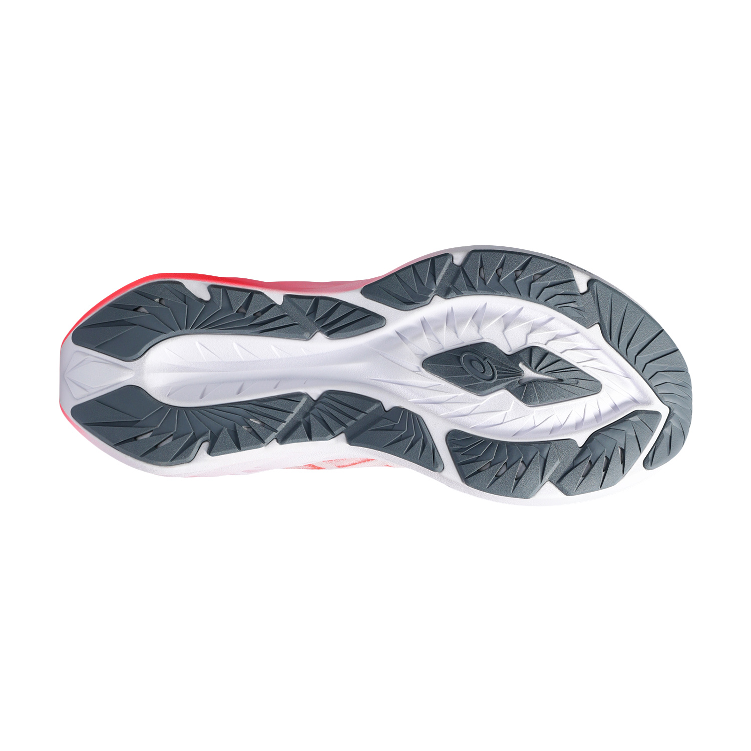 Asics Novablast 4 White/Sunrise Red