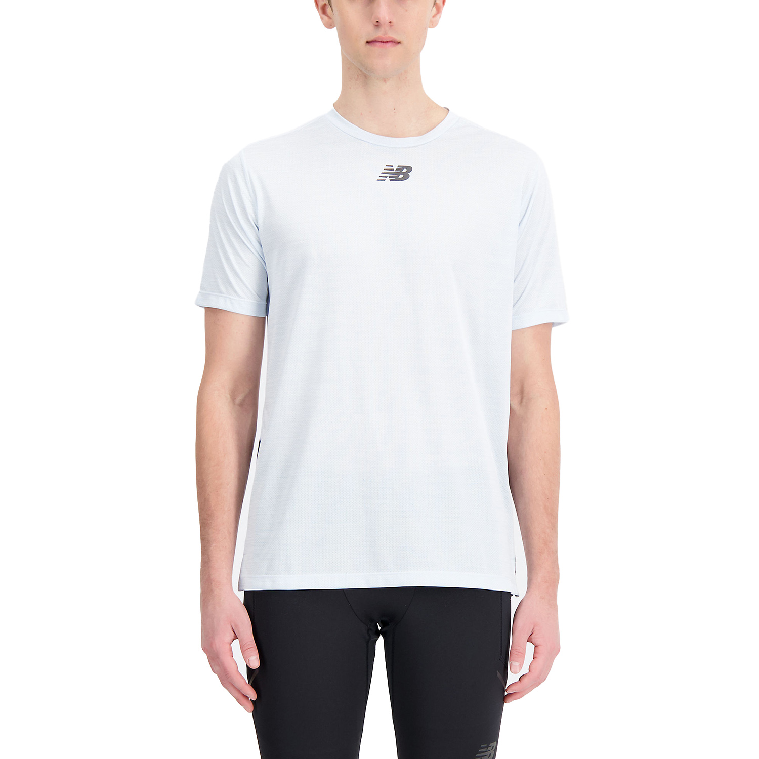 New Balance Impact Luminous Maglietta Ice Blue Heather