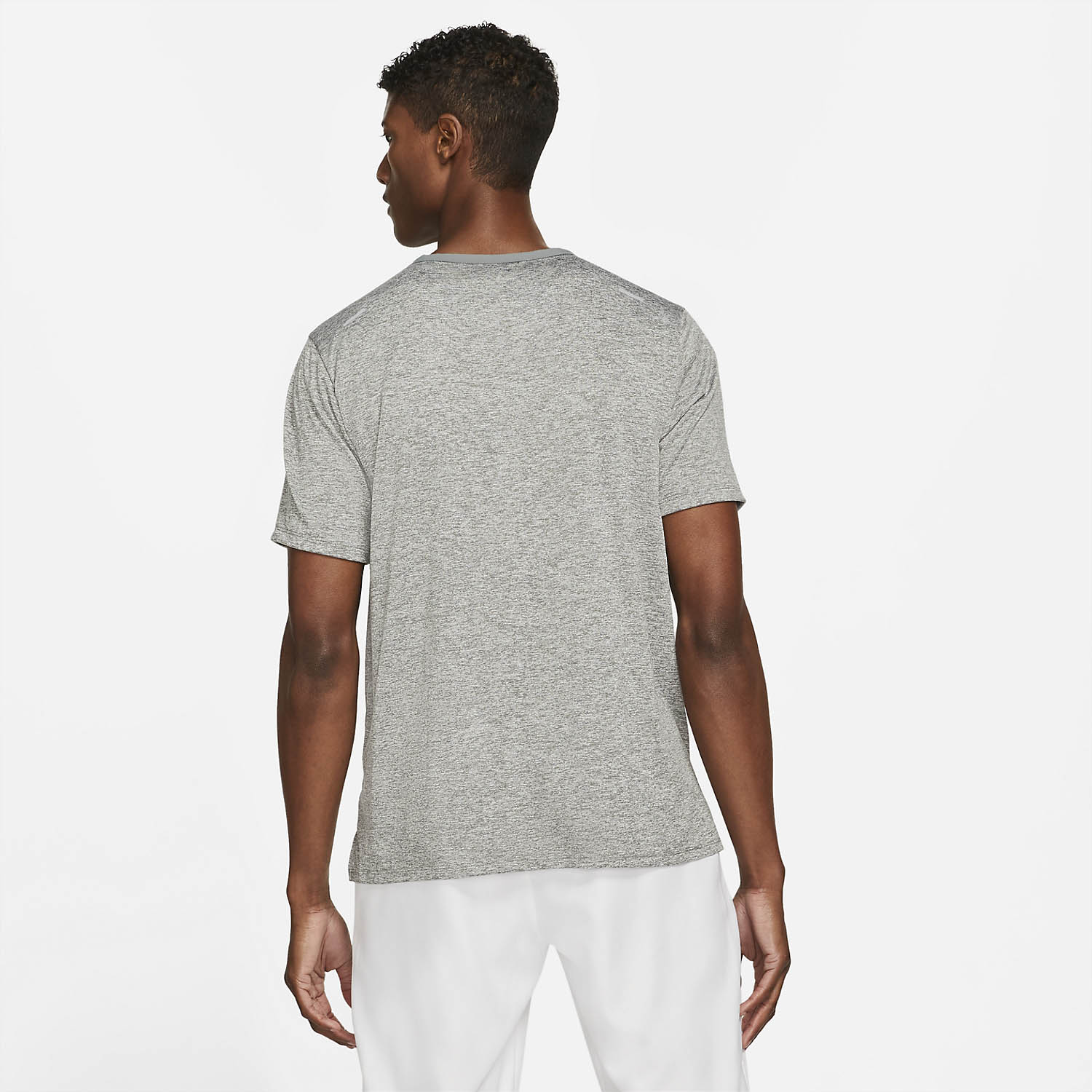 Nike Dri-FIT Rise 365 Maglietta Smoke Grey/Heather/Reflective Silver