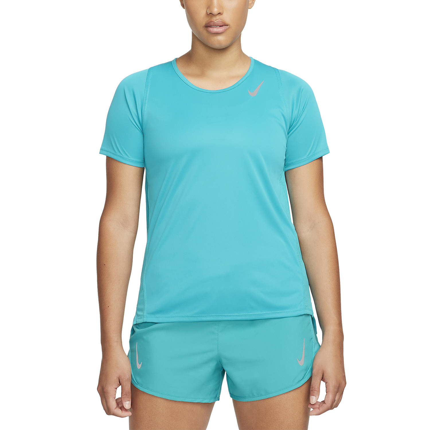 Nike Dri-FIT Race Maglietta Rapid Teal/Reflective Silver