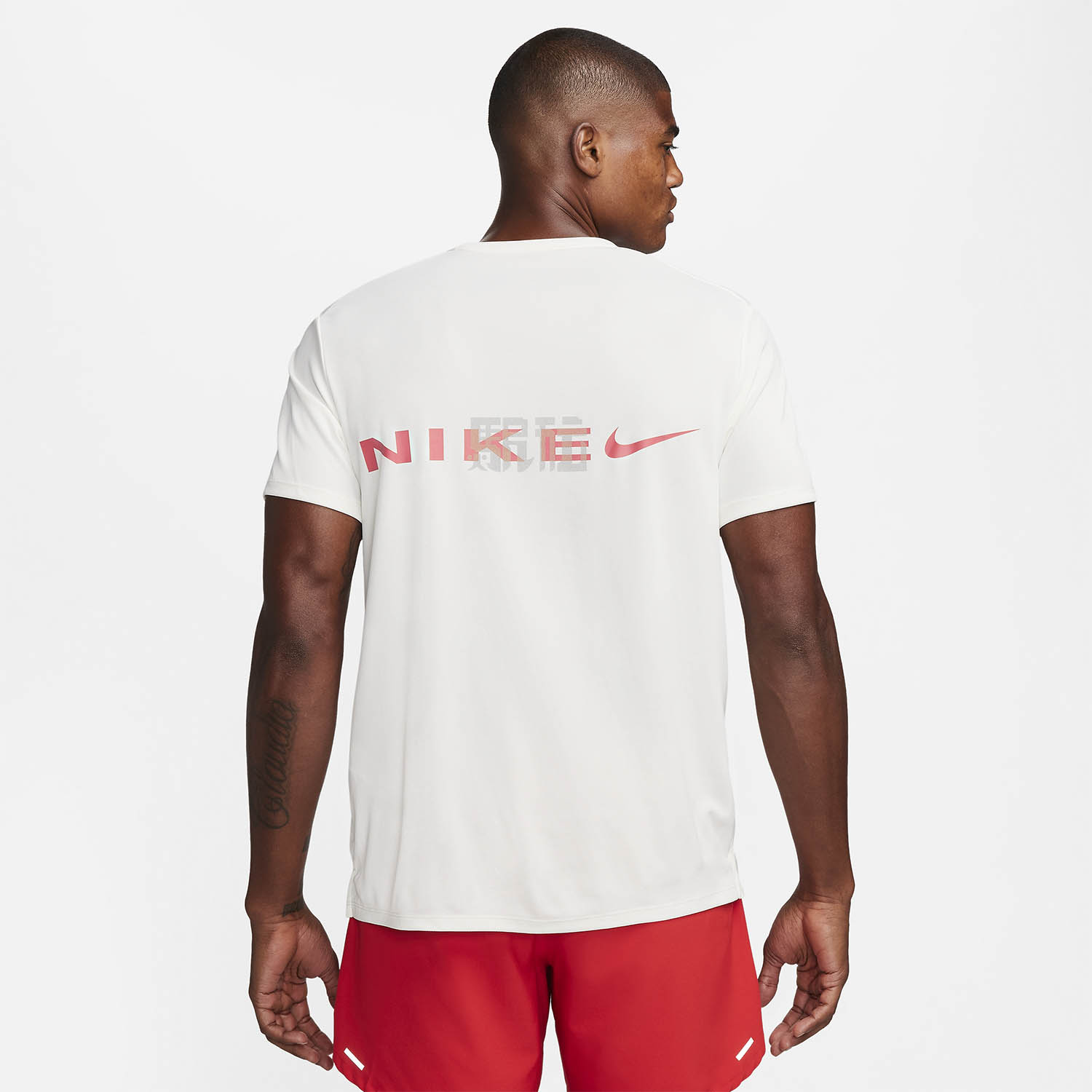Nike Dri-FIT UV Miler Ekiden Maglietta Sail/Track Red/Hyper Pink/Medium Ash
