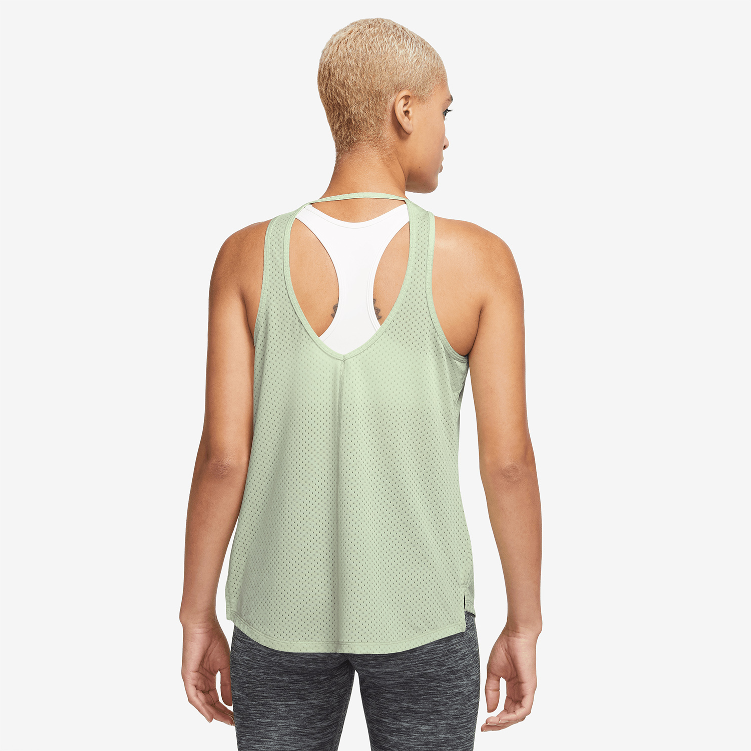 Nike Dri-FIT One Breathe Canotta Honeydew/White