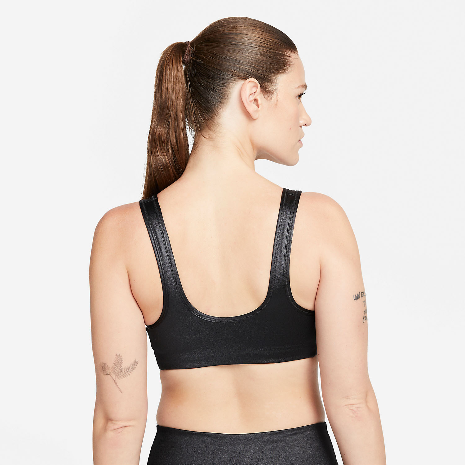 Nike Dri-FIT Shine Reggiseno Sportivo Black/White