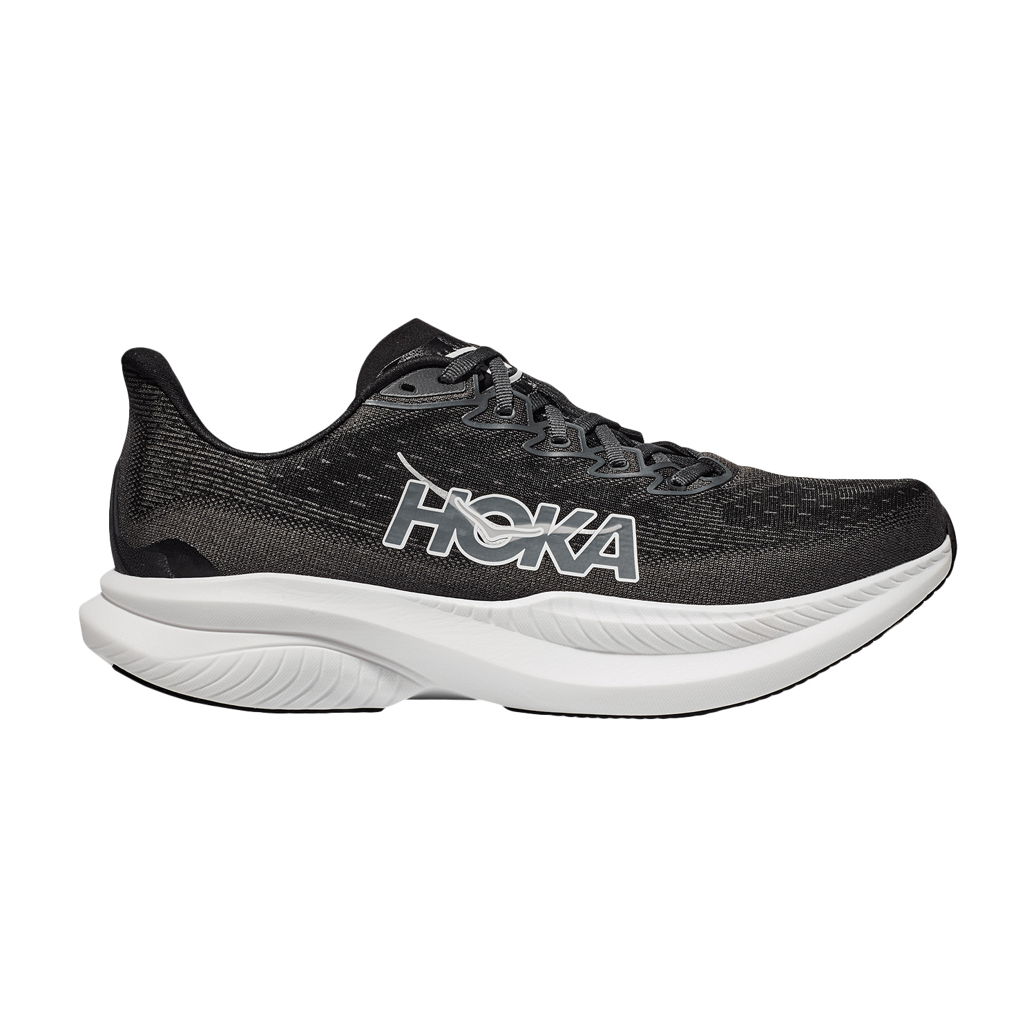 Hoka Mach 6 Wide Black/White